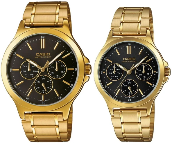 Casio MTP-LTP-V300G-1AUDF Çift Kol Saati (Kadın-Erkek) ürün görseli 1