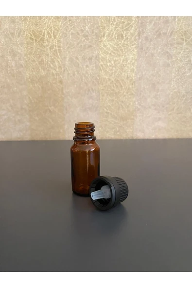 10 Ml Amber Şişe Içten Damlalıklı 50 Adet ürün görseli 1