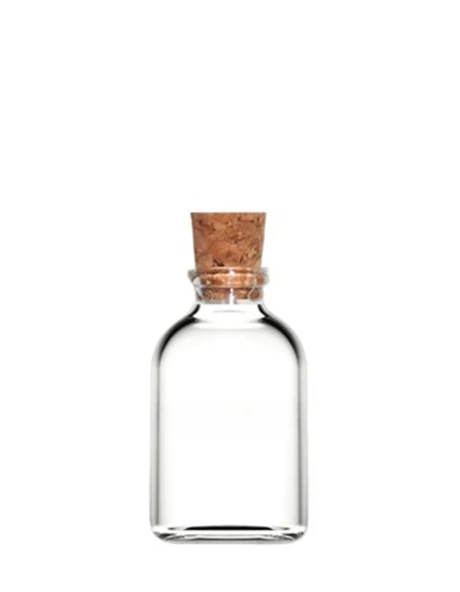 25ml penisilin şişe mantar kapaklı,24 adet, şeffaf şişe, mantar tıpalı şişe, süs şişesi, hediyelik şişe, organizasyon şişesi, şeker şişesi ürün görseli 1