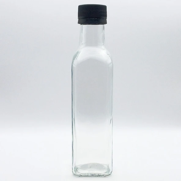 250ml maraska, Cam şişe, 6 adet, Şeffaf Cam şişe, ürün görseli 1