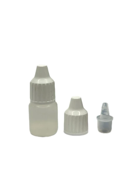 5ml PE ASETON ŞİŞESİ, 20 adet,PLASTİK DAMLALIKLI ŞİŞE, DAMLATMALI ŞİŞE ürün görseli 1