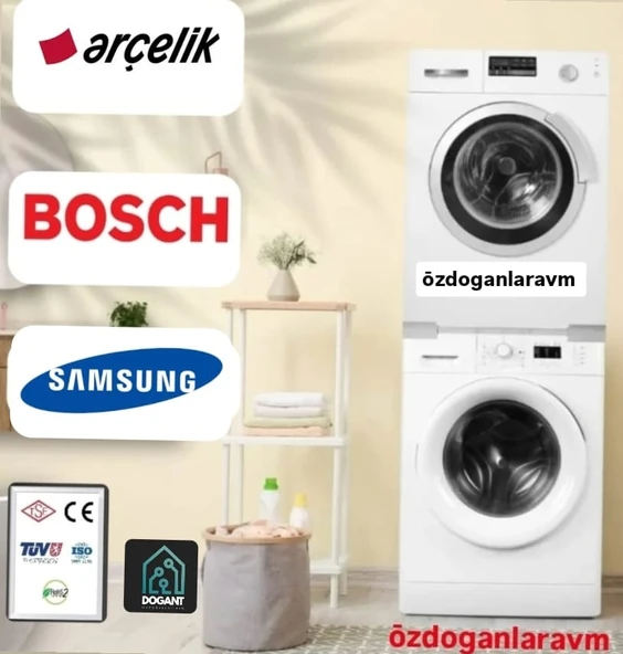 Çamaşır ve Kurutma Makinası Üst Üste Koyma Aparatı Kiti ürün görseli 1