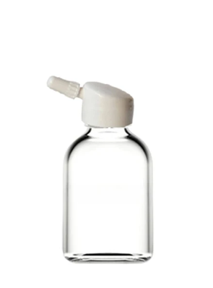 50ml şeffaf cam penisilin şişesi tank kapak, 24 adet, penisilin şişesi,polen şişesi, arı sütü şişesi ürün görseli 1