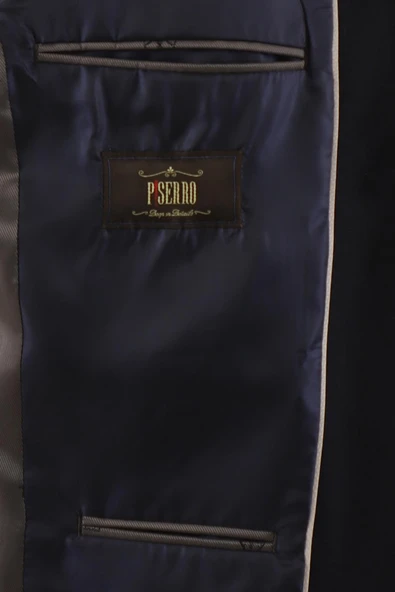 Slim Fit Erkek Tek Ceket - Resim 6