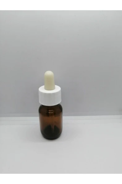 30cc  Ecza Amber Şişe Plastik Damlalıklı Cam Şişe 100 Adet ürün görseli 1