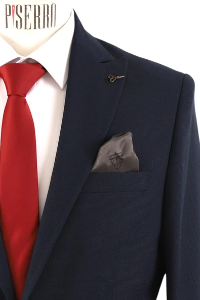 Slim Fit Erkek Tek Ceket - Resim 5