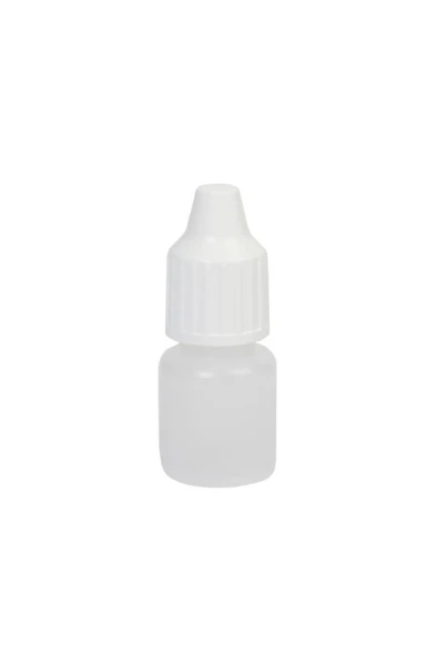 100 Adet - 5 ml Damlalıklı Boş Plastik Şişe, Aseton, Mürekkep, Polietilen Likit Şişesi ürün görseli 1