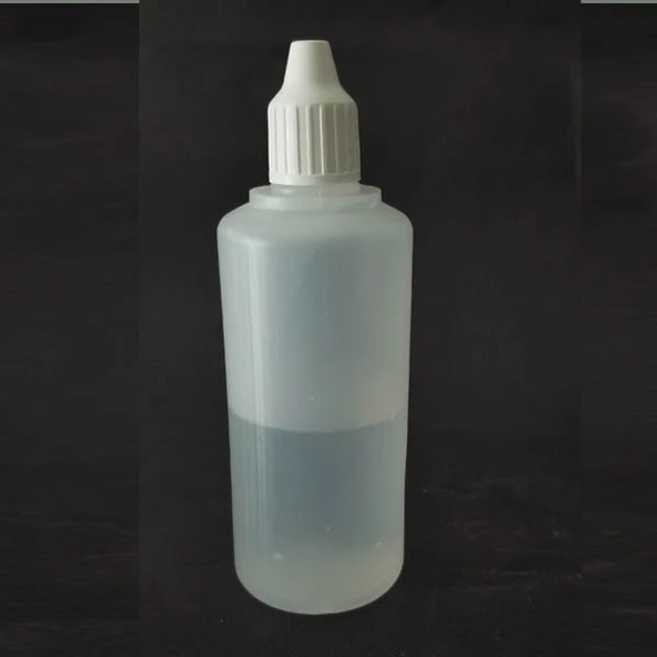 100 Adet 100 Ml Hdpe Polietilen Aseton, Mürekkep, Kolonya, Dezenfektan, Likit Şişesi ürün görseli 1