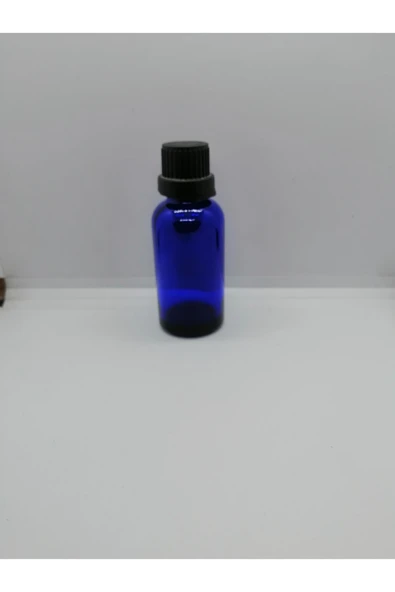 Mavi Cam Şişe 20cc Tıpalı Kapak 50 Adet, Ecza Şişesi, Serum Şişesi, Kolonya Şişesi, Yağ Şişesi ürün görseli 1