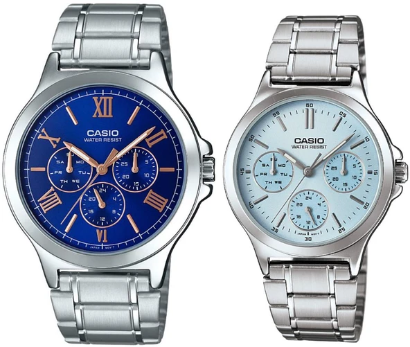 Casio MTP-LTP-V300D-2AUDF Çift Kol Saati (Kadın-Erkek) ürün görseli 1