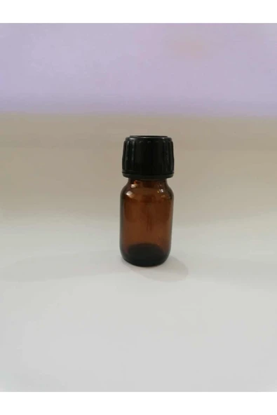 Cam Şişe 20 Ml Ve Plastik Siyah Kapak 25 Adet ürün görseli 1
