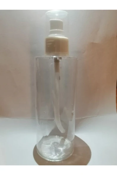 250ml Şeffaf Plastik Şişe+serum Pompalı,boş Şişe,medikal Şişe,50 Adet ürün görseli 1