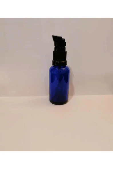 30cc 50 Adet Mavi  Serum Pompalı  Boş Şişe ürün görseli 1