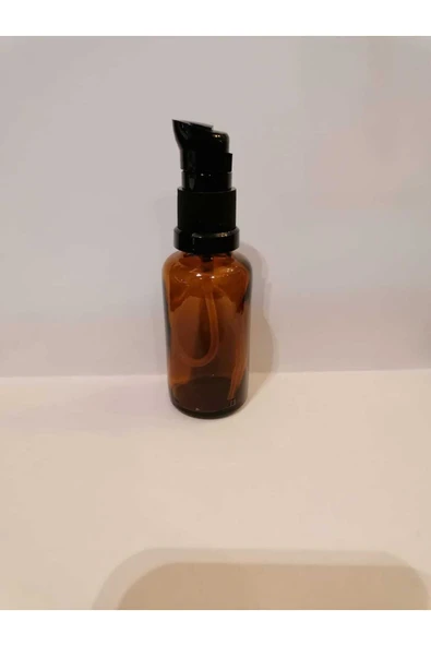 30cc ,50 Adet,kahverengi, Serum Pompalı ,şişe ,boş Şişe, Medikal Şişe, Emniyet Kapaklı ürün görseli 1