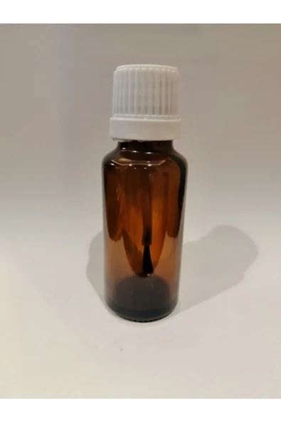 30cc Kahverengi Fırça Başlıklı Cam Şişe,amber Şişe,50 Adet ürün görseli 1
