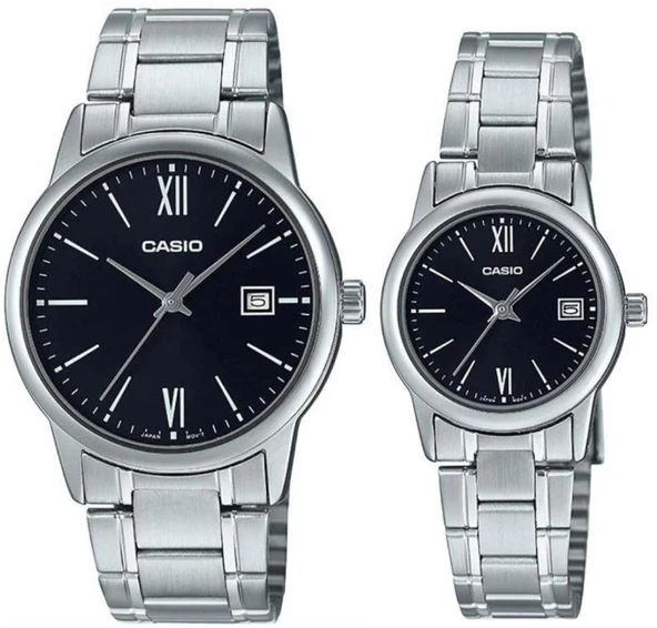 Casio MTP-LTP-V002D-1B3UDF Çift Kol Saati (Kadın-Erkek) ürün görseli 1