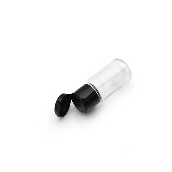 10ml plastik şefaf fliptop kapak şişe, 12 adet, açmalı kapak şişe, dezenfektan şişesi,sabun şişesi, kozmetik şişe ürün görseli 1