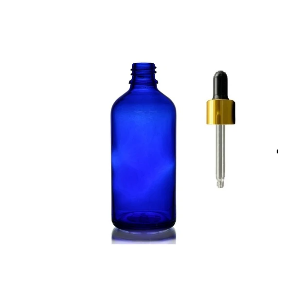 30ml mavi cam damlalıklı,24 adet, Sarı Kapak Siyah Emzik, Ecza şişesi, Damlalıklı şişe, propolis şişesi, damlatmalı şişe, saç serum şişesi, ecza şişesi ürün görseli 1