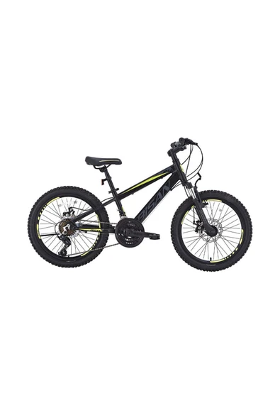 Bisan BİSAN COOPER ÇOCUK BİSİKLETİ 30 CM MD 24 JANT 21 VİTES MAT SİYAH SARI ürün görseli 1