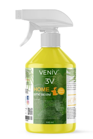 Veniv 3v Home Bitki Besini Çiçek Coşturan 500 ml (FRESH KOKULU) ürün görseli 1