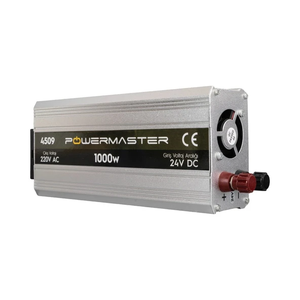 PowerMaster PM-4509 24 Volt - 1000 Watt Modifiye Sinüs İnverter ürün görseli 1