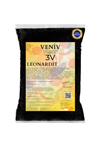 3V Köklendirici Leonardit- Toprak Düzenleyici-İnce Öğütülmüş 5 kg ürün görseli 1