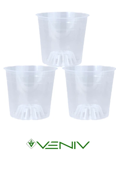 Orkide Yetiştirme Saksısı(Pot) 3 adet-0.75L ürün görseli 1