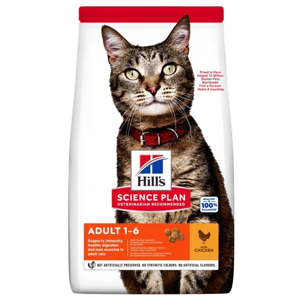 Hill's Science Plan Tavuklu Yetişkin Kedi Maması 10 Kg ürün görseli 1