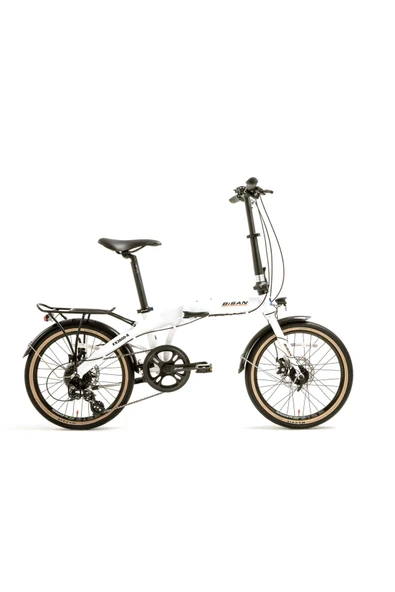 Bisan FX 3600 ALTUS KATLANIR BİSİKLET 31.5 CM MD 20 JANT 8 VİTES BEYAZ SİYAH TURUNCU ürün görseli 1