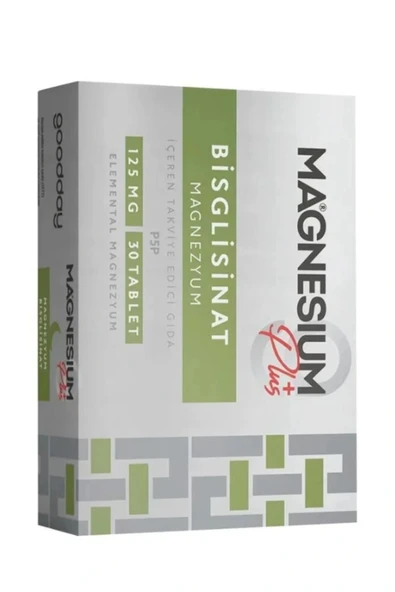 Goodday MAGNESIUM PLUS BISGLISINAT 30 Tablet ürün görseli 1