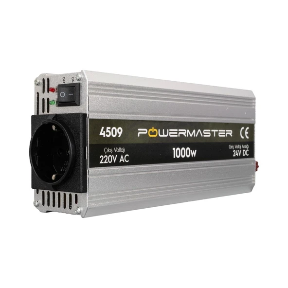 PowerMaster PM-4509 24 Volt - 1000 Watt Modifiye Sinüs İnverter ürün görseli 1