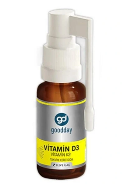 Goodday Vitamin D3 K2 Oral Sprey 20 ml ürün görseli 1