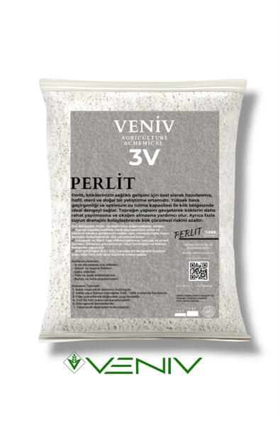 3V Tarım Perliti- Bitki Geliştirici – Havalandırıcı, Su Tutucu, Köklendirici&Drenaj Düzenleyici 2L ürün görseli 1