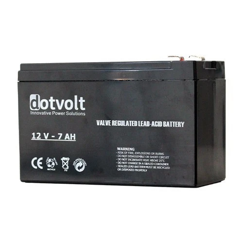 Dotvolt VOLT SC7-12 12V 7Ah Ups Tip Akü Alarm Aküsü ürün görseli 1