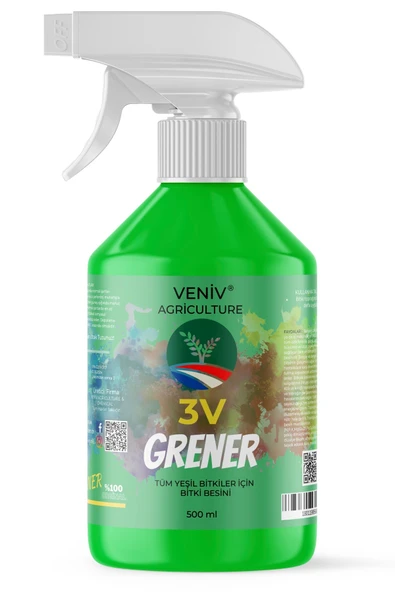 3v Grener Çiçek Oluşum & Köklendirme & Yaprak Gelişimi Sağlayan Bitki Besini Y500 ml ürün görseli 1