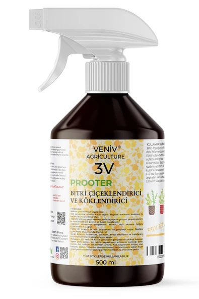 3v Prooter En Etkili Bitki Çiçeklendirici Ve Köklendirici- Konsantre 500 ml ürün görseli 1