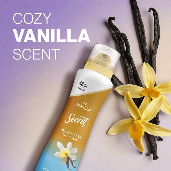 Secret Cozy Vanilla Deodorant Sprey 116 GR - Resim 4