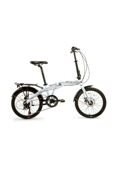 Bisan FX 3600-6S KATLANIR BİSİKLET 31 CM MD 20 JANT 6 VİTES BEYAZ SİYAH ürün görseli 1