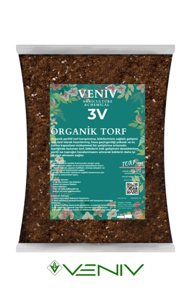 3v Bitki Toprağı 10 Litre- Yüksek Kalite Karışım ürün görseli 1