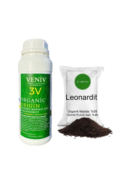 3v Origin Köklendirici 1l 1 Kg Leonardit %45 Hümik Fulvik Asit- Köklendirici-ph Dengeleyici ürün görseli 1