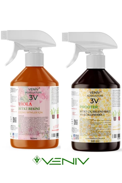 Prooter Köklendirici 500 ml Viola Çiçek Açtıran&dal Arttırıcı-tüm Bitkilerin Bitki Besin Seti 500 ml ürün görseli 1