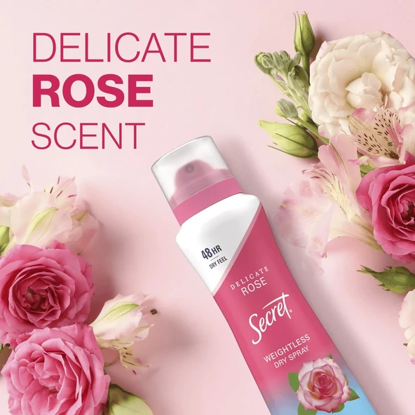 Secret Delicate Rose Deodorant Sprey 116 GR - Resim 4