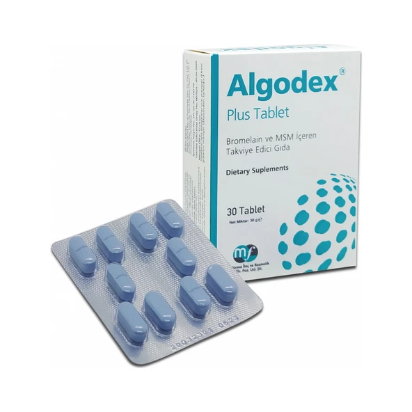 Mega Farma Algodex Plus 30 Tablet ürün görseli 1
