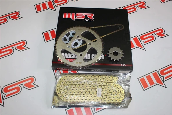 CF NK 150 14T-45T- 428HO - 136 BAKLA ZİNCİR DİŞLİSETİ MSR GOLD ürün görseli 1