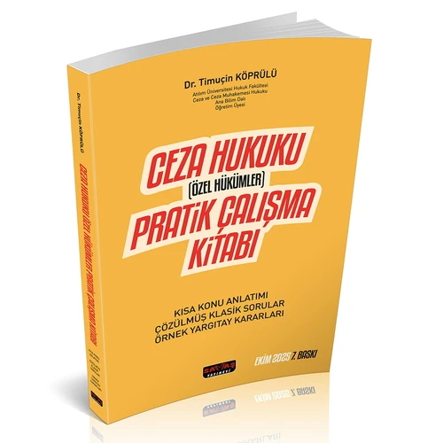 Ceza Hukuku Özel Hükümler Pratik Çalışma Kitabı - Timuçin Köprülü ürün görseli 1