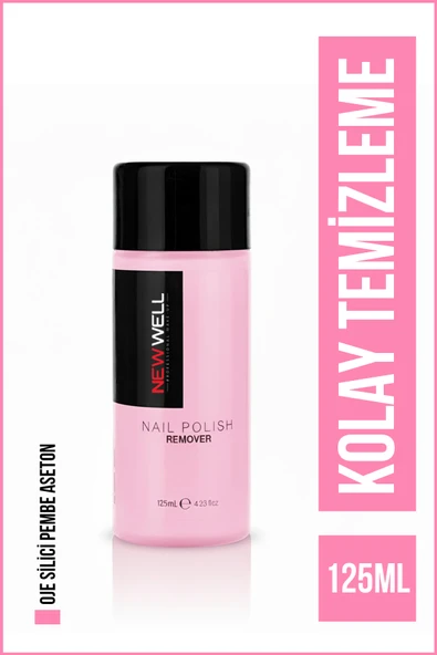 Oje Silici Pembe Aseton,Besleyici Red Orange 125 ML ürün görseli 1