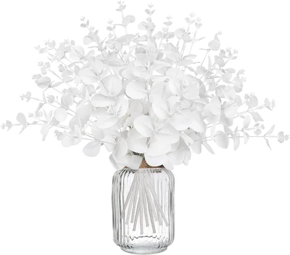 Yapay Çiçek Beyaz Okaliptus Aradal Arajman Çiçeği Eucalyptus ürün görseli 1