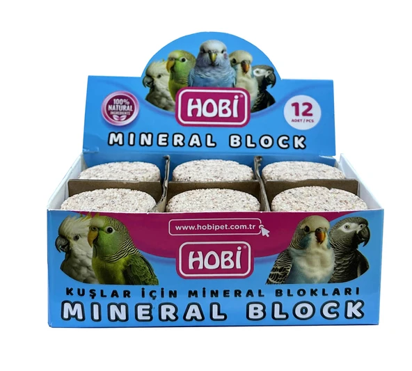 Hobi Mineral Blok Gaga Taşı X 12 Adet ürün görseli 1