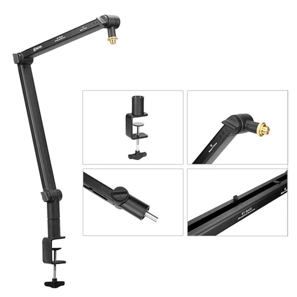 Boya BY-BA30 Profesyonel Masa Tipi Mikrofon Standı - Resim 6