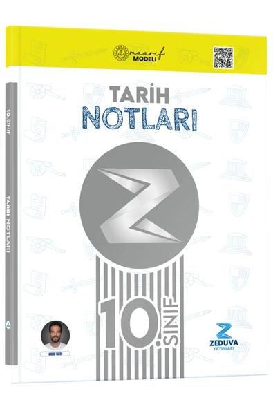 Soner Ardıç 10. Sınıf Maarif Modeli Tarih Notları Zeduva Yayınları ürün görseli 1